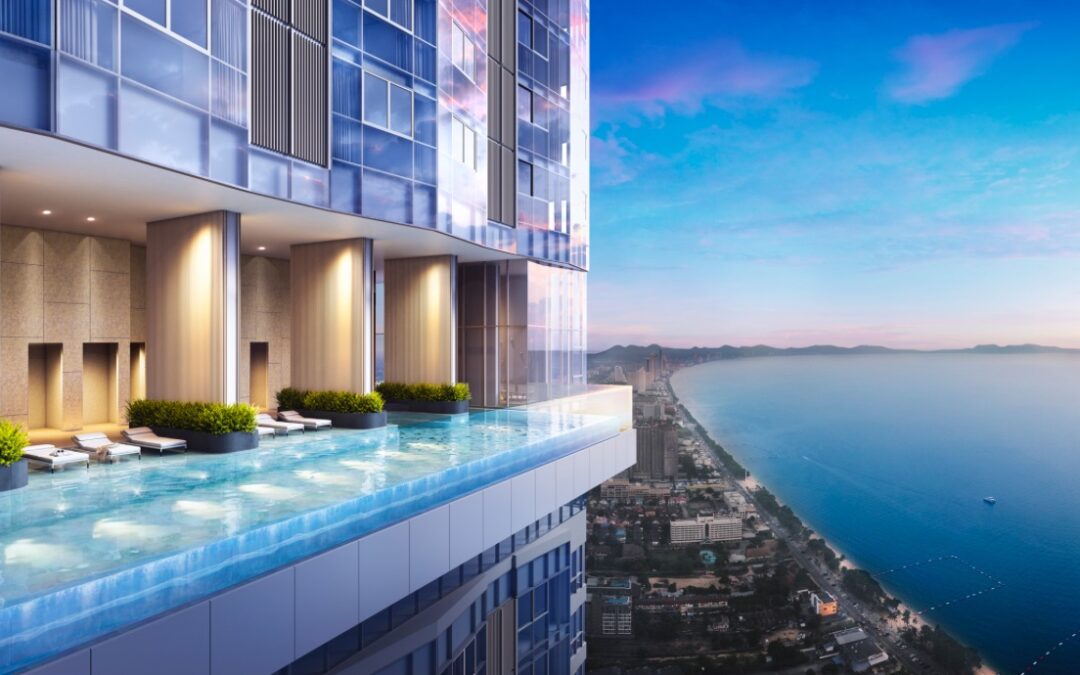 Ultra luxusné apartmány SKYPARK Lucean – 1. línia na pláži Jomtien